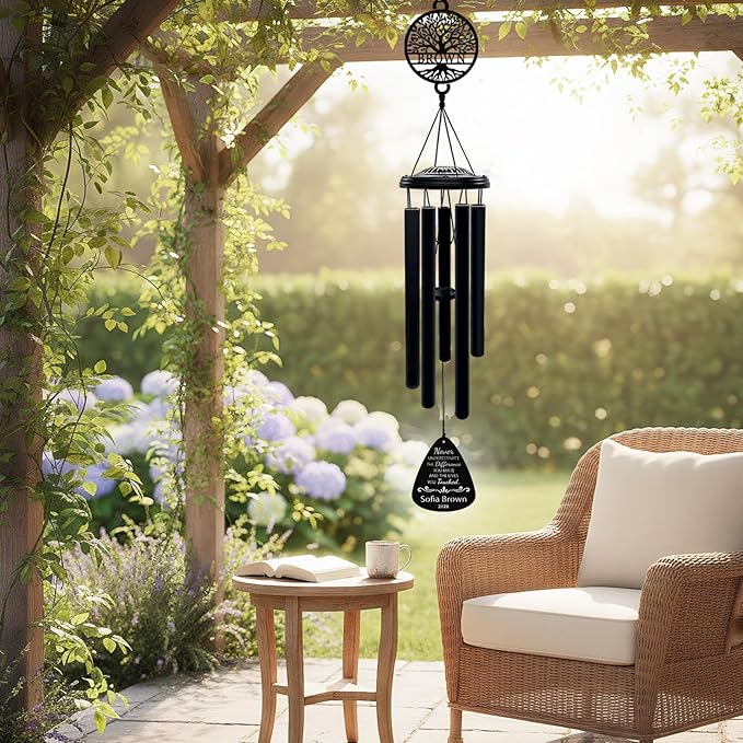 Personalized Retirement Wind Chimes Gift for Women and Men Happy Retirement Gifts for Coworker Boss Teacher Nurse Unique Outdoor Retirement Decorations(Retirement 2)