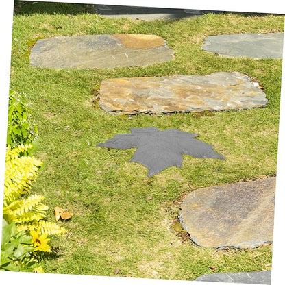 Garden Maple Leaf Design Cast Iron Pathway Decor for Outdoor Walkway for Lawn and Garden Decoration