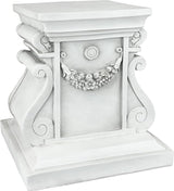 Design Toscano Jesus The Good Shepherd Religious Garden Statue (12 Inches Wide, 8 Inches Deep, 28 Inches High) and Classic Statuary Garden Plinth Base