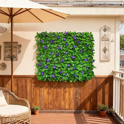 Expandable Fence Privacy Screen for Balcony Patio Outdoor,Decorative Faux Ivy Fencing Panel,Artificial Hedges (Single Sided Leaves)…3
