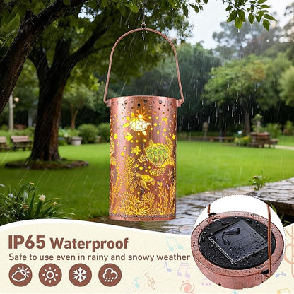 Retisee Sea Turtle Design Solar Wind Chimes Outdoor Metal Turtle Gifts Solar Light Windchimes Outside Indoors Christmas Decoration Birthday Gift for Home Lawn Porch Patio Garden Yard