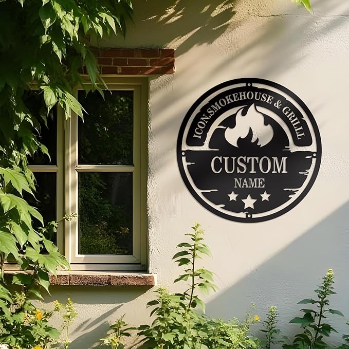Personalized Camping Signs | Custom Metal Signs | Fire Pit Sign | Outdoor Campfire Signs | Family Sign Metal Wall Art | Last Name Sign | Cabin Sign | Fireplace Sign | Home Decor | Personalized Gifts