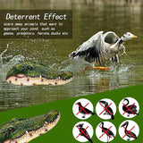 Realistic Floating Alligator Head Decoy for Ponds & Pools - Premium Quality Crocodile Decor, Duck Deterrent, Garden & Yard Animal Protector, Lifelike Predator Replica