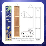 Merry Christmas Porch Sign Let Us Adore Him Wooden Welcome Sign Vertical Xmas Hanging Signs For Standing Front Porch Decor Rustic Wall Decor Home Farmhouse Yard Door Winter Decorations 47.2"H