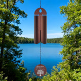 Wind Chimes for Outside Deep Tone - 27" Heroic Windbell,Memorial Windchimes Outdoors Hanging Decor for Patio Yard Porch Garden,Large Wind Chime Home Decoration,Sympathy Windchime Gifts for Women