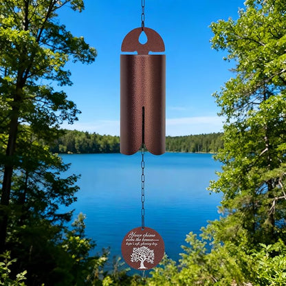 Wind Chimes for Outside Deep Tone - 27" Heroic Windbell,Memorial Windchimes Outdoors Hanging Decor for Patio Yard Porch Garden,Large Wind Chime Home Decoration,Sympathy Windchime Gifts for Women