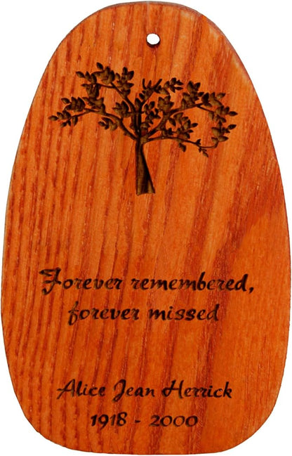 Woodstock Wind Chimes Personalized Amazing Grace Memorial Chime for Outside 24'' Medium Silver Sympathy Customized Forever Inspirational Wind Chime for Outdoor Patio Home Garden Decor (P-AGMS01)
