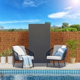 KOIUEYW Bamboo Privacy Fence, Light Russet Bamboo Reed Fencing 6ft High, Decorative Reed Rolls Privacy Screens for Patio Garden Balcony Backyard Outdoor, 6 x 6 FT