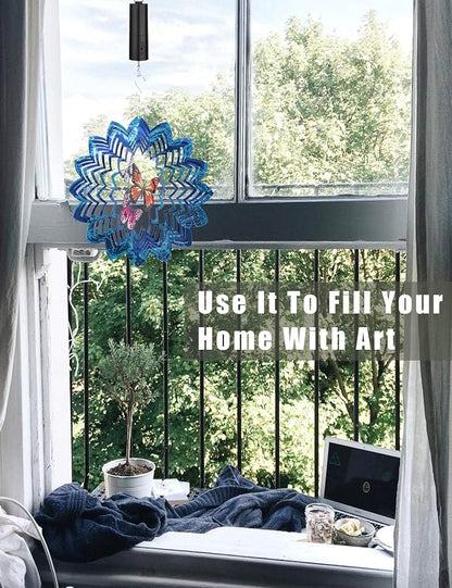Slow Rotating Disco Ball Motor Battery Operated, Small Hanging Display Ornament Spinner, Spinning Crib Mobile Motor for Kinetic Wind Spinner, Wind Chimes, Mirror Ball, Automatic Whirl Decor