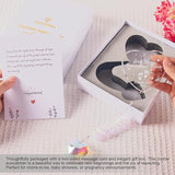 Crystal Suncatcher for New Parents – First Time Dad & Mom Gifts, Family of Three Ornament, Baby Announcements Ideas, Gender Reveal Gifts 2025