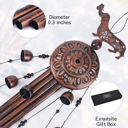 Dachshund Dog Wind Chimes for Outside, Metal Dog Windchimes for Women Men, Pet Memorial Wind Chime Birthday Gifts for Garden Decor Outdoor Memorial Housewarming Festival Gifts Front Yard Decor