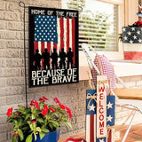AVOIN colorlife Memorial Day Patriotic Garden Flag 12x18 Inch Double Sided, Veteran USA flag 4th of July Independence Day Yard Outdoor Decoration