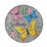 Butterfly Garden Stepping Stones Outdoor - Decorative Cement Pathway Pavers with 3D Butterfly Design Lawn Garden Décor Unique Gardening Gift for Grandma 0.75 * 10 * 10 Inch