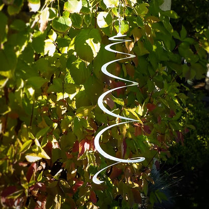 In the Breeze Mylar Spinner Lil' Silver Sprite — 12" Long