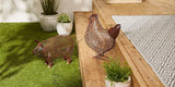 DII Chicken Wire Collection Farm Animal Sculpture, Pig, 13.5x5.5x15.25 inches