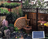 Bamboo Fountain Decor, Bird Bath Fountain, Solar Water Fountain, with Solar Water Fountain Pump, for Bird Bath, Fish Tank, Pond, Garden,D