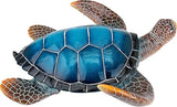 Large Blue SEA Turtle Statue