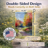 Caroline's Treasures North Carolina Dogwoods in Watercolor Garden Flag Mailbox Flag Decorative Yard Flag Banner Outside Patio Artwork Yard Flower Beds, Garden Size, Multicolor