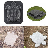 ABS Turtle Shape Stepping Stone Mold, DIY Garden Lawn Pathmate Paving Pavement Paver Turtle Garden Decor