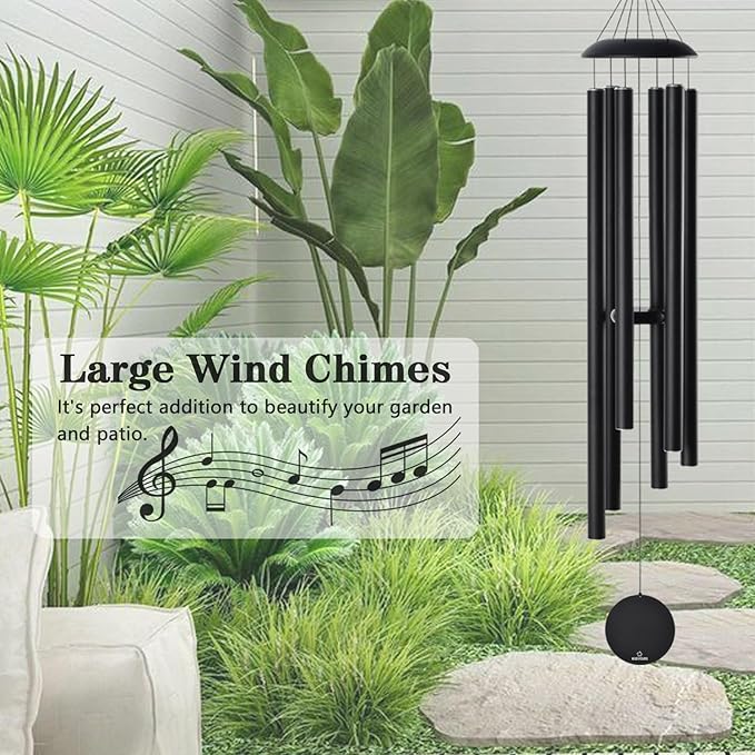 Extra Large Wind Chimes for Outside Deep Tone, Sympathy Memorial Gifts for Loss of Loved One, 62" Church Chime with Beautiful Soothing Sounds Outdoor Garden,Yard and Patio