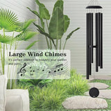 Extra Large Wind Chimes for Outside Deep Tone, Sympathy Memorial Gifts for Loss of Loved One, 62" Church Chime with Beautiful Soothing Sounds Outdoor Garden,Yard and Patio