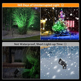 LemonBest® Pack of 2 Outdoor Water-Resistant LED Lawn Garden Landscape Lamp Wall Yard Path Patio Lighting Spot Lights Green AC Spiked Stand with Power Plug