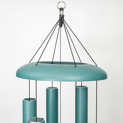 Corinthian Bells by Wind River - 60 inch Patina Green Wind Chime for Patio, Backyard, Garden, and Outdoor Decor (Aluminum Chime) Made in The USA