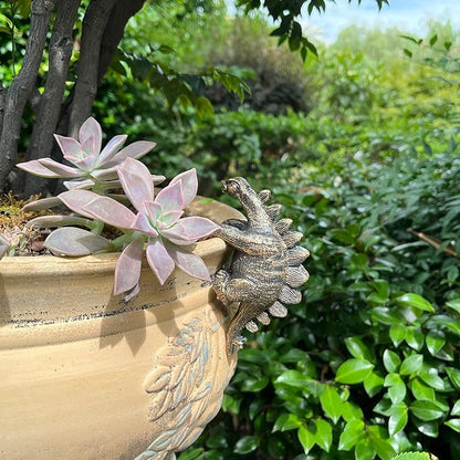 Miniature Stegosaurus Figurines Plant Decorations for Pots,Vintage Resin Hanging Stegosaurus Statue Planter Pot Hugger,Cute Climbing Dinosaur Flower Pot Hanger,Funny Garden Decor Outdoor Yard Gifts