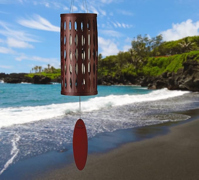 Woodstock Chimes Signature Collection, Aloha Chime, 28'' Purple Passion Decor Designs - Coastal Gifts Wind Chimes for Outdoor, Patio, Home or Garden Décor (ACP)