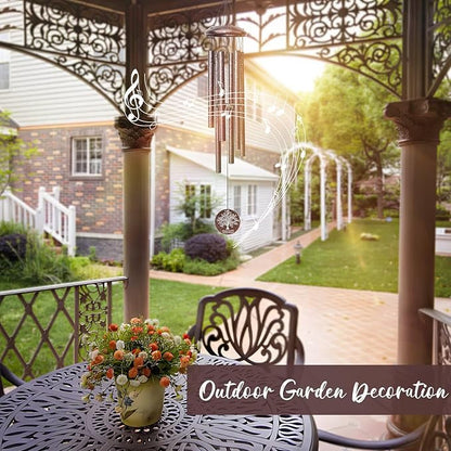 Memorial Gifts for Loss of Grandfather, 25''Memorial Wind Chimes for Loss of Grandpa,Sympathy Gifts for Loss of Grandfather, Bereavement, Condolence, Remembrance Gifts,Windchimes in Memory of Grandpa