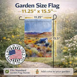 Caroline's Treasures Nevada Sagebrush in Watercolor Garden Flag Mailbox Flag Decorative Yard Flag Banner Outside Patio Artwork Yard Flower Beds, Garden Size, Multicolor