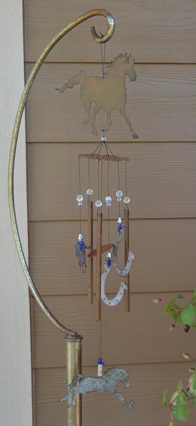 Sunset Vista Designs Horsing Around Horse Wind Chime, Medium