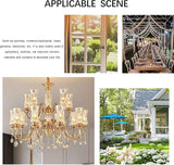 Kanpura 12 Pcs Crystal Suncatchers Colorful Chandelier Prisms Crystals Pendants Parts Hanging Ornament for Wedding Window Home Decor