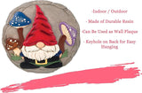 Spoontiques - Garden Décor - Gnome Stepping Stone - Decorative Stone for Garden