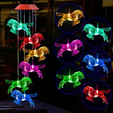 Solar Horse Wind Chimes, Color Changing Horses Wind Chime, Waterproof Solar Horse Lights, Romantic Solar Powered Horse Wind Chime, Home, Yard, Balcony, Outdoor, Garden Decoration Gifts, Gifts for Mom