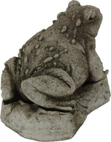 Toad Garden Statues Cement Frog Sculptures Cast Stone Frogs Figurines