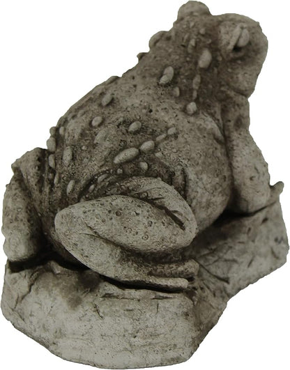 Toad Garden Statues Cement Frog Sculptures Cast Stone Frogs Figurines