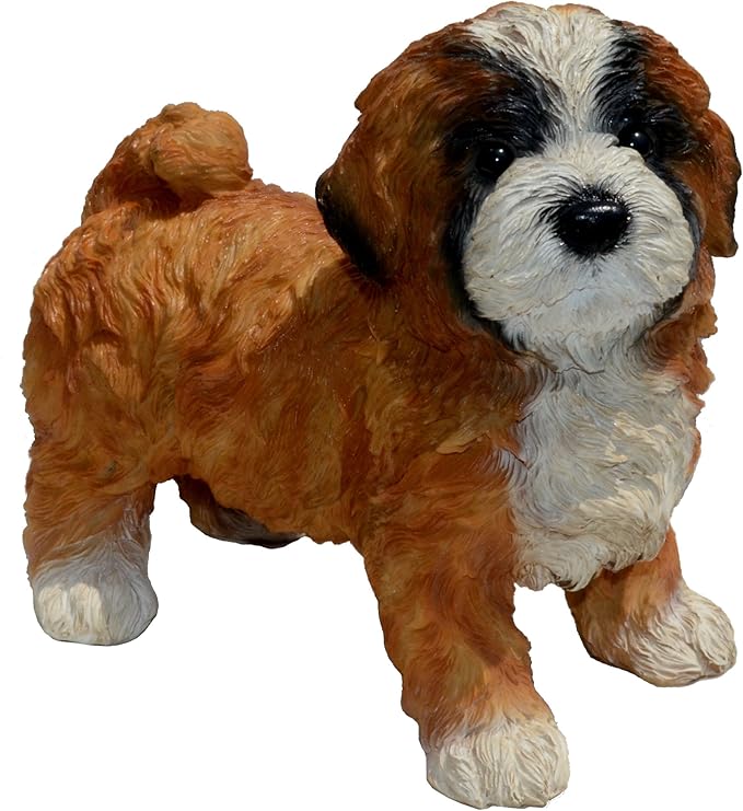 Michael Carr Designs 80090 Lhasa Apso Puppy Diva Statue, Small
