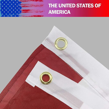 6PCS USA Patriotic Pleated Fan Flags - 3 x1.5 Ft American US Flag Buntings Banner Patriotic Bunting Flag Stars and Stripes Flag Bunting for Memorial Day The 4th of July and Labour Day (18INx35IN)