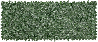 VEVOR Artificial Ivy Privacy Fence Screen, 39 x 98 in Faux Ivy Vine Leaf Hedges Fence, Greenery Privacy Fence with Mesh Cloth Backing, Green Wall Decoration for Outdoor Garden, Yard, Balcony