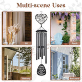 Memorial Gifts for Loss of Sister, Prayer Angel Sympathy Wind Chimes, Loss of Sister Sympathy Gift - A Gift to Express Condolence, Bereavement, Comfort, Remembrance and Healing