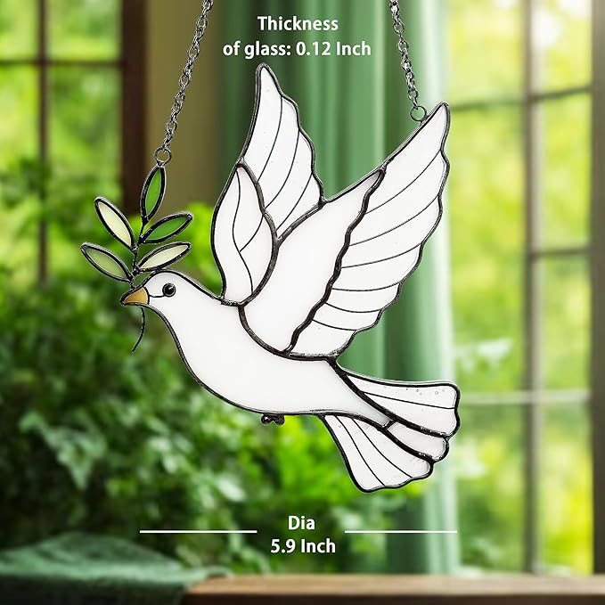 Christian Gifts for Women Suncatcher, Religious Gifts for Women Christian Window Art Decor, Bible 8:11