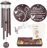 Gifts for Nana, 25''Wind Chimes, Birthday Gift for Nana from Grandkids, Mothers Day, Thanksgiving, Christmas Day Gifts Ideas for Love Reminder
