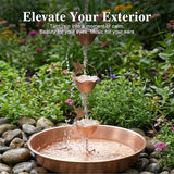 TZSSP Rain Chains Decorative Rain Chain Bell, 8-1/2 Length, Hummingbird