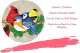 Spoontiques - Garden Décor - Bright Birds Stepping Stone - Decorative Stone for Garden