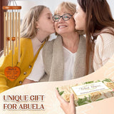 Abuela Gifts, Grandma Birthday Gifts in Spanish, Abuelita Gift Wind Chimes for Grandmother Granny Grammy, Birthday Presnet for Abuela, Regalos para Abuelas