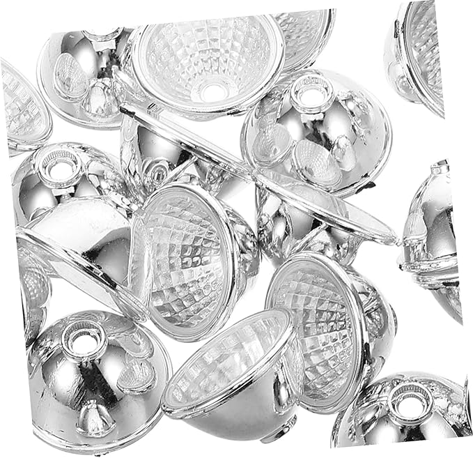 TEHAUX 100pcs Solar Animal Eyes Spotlight Lamp Shade for Outdoor Garden Statues Lifelike Decorative Plastic Lights for Patios and Balconies Create Charming Ambiance Bright Solar-Powered