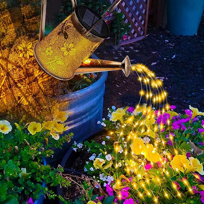 Solar Watering Can Lights, Hummingbird Gifts for Mothers Day Women Mom Grandma Birthday, Waterproof Outdoor Garden Decor Large Hanging Solar Lanterns Garden Lights for Porch Yard Flowerbed Pathway