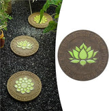 Garden Stepping Stones， Home Villa Garden Patio Stones for Decorative Ground(Style 2,1pc)