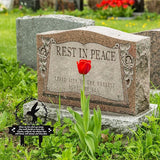 Geelin Memorial Stakes Cemetery Decorations for Grave Hummingbird Grave Marker Memorial Plaques Bird Flower Gift for Loss of Mother Father Outdoors Yard Garden Decor(Love Don't Go)